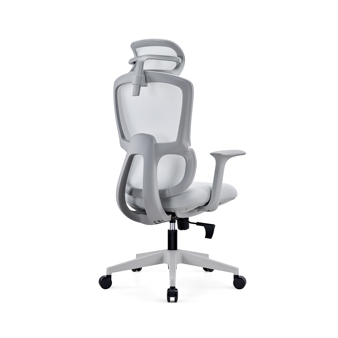 Q319A-1 Grey frame office chair (4)