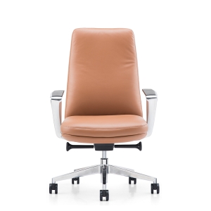 90055B Low back premium boss leather chair