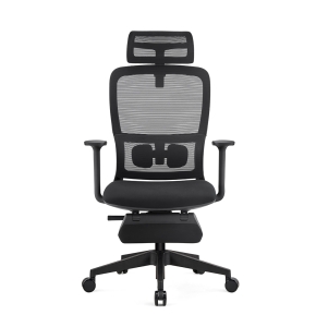 Q303A-KT office mesh chair with footrest