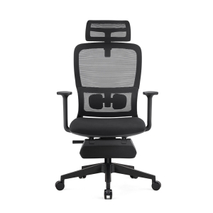 Q303A-KT office mesh chair with footrest